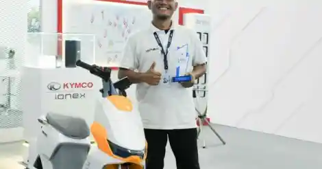 Kymco Ionex Mo One Jadi Motor Listrik Prototipe Terfavorit PEVS 2023