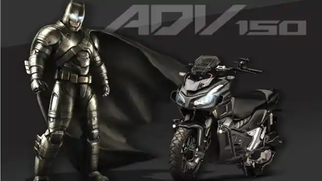 Inspirasi Modifikasi Honda Adv Bergaya Batman