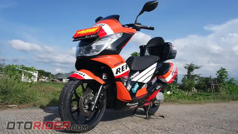 Modifikasi Honda PCX 150 Gaya Juara Dunia