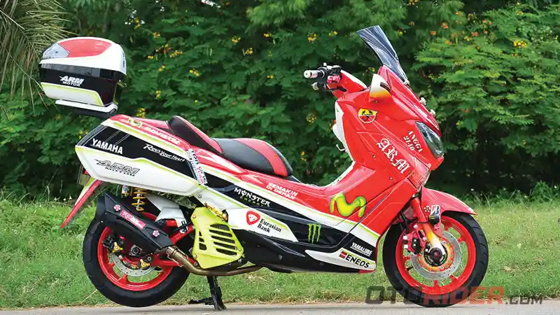 Modifikasi Yamaha Nmax Skuter Turing Gaya Racing