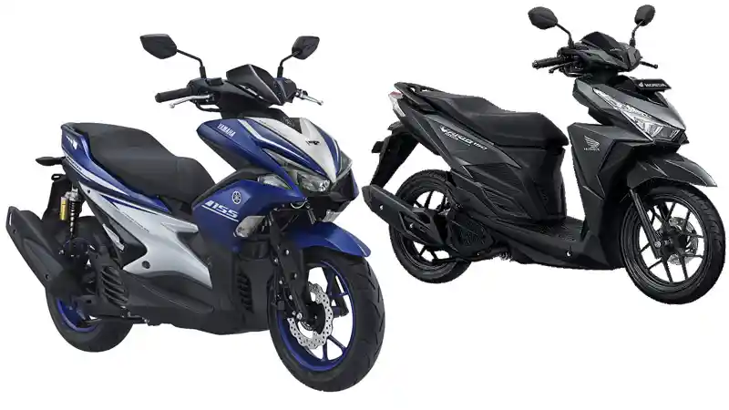 Komparasi Yamaha Aerox155 VVA vs Honda Vario 150 eSP, Yuk Kupas Impresi dan Dimensinya