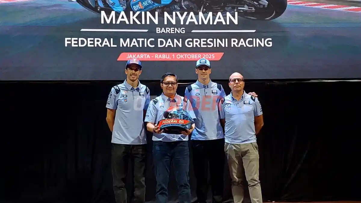 Bareng Pembalap Gresini Racing, Federal Oil Pamer Keunggulan Pelumasnya