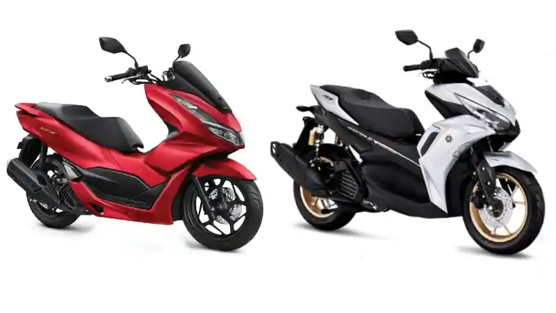 Komparasi Spek Mesin Honda PCX 160 dan Yamaha Aerox 155 Connected/ABS, Unggul Siapa?