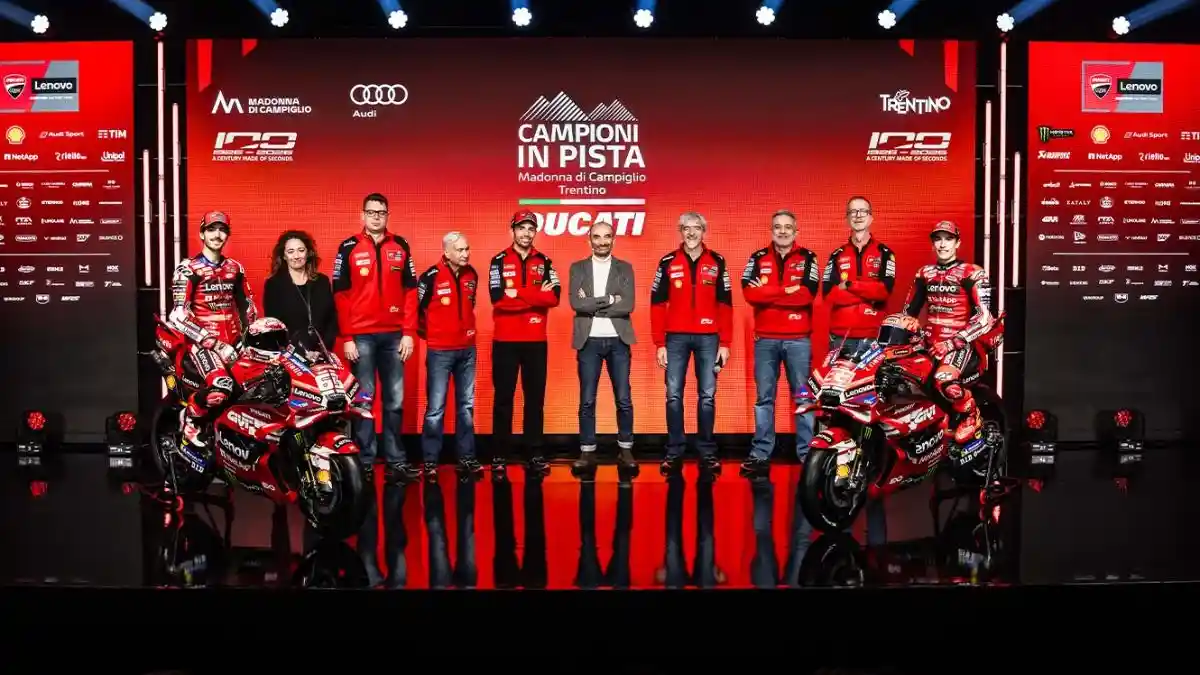 Ducati Lenovo Bidik Rekor baru Seiring Perayaan Satu Abad