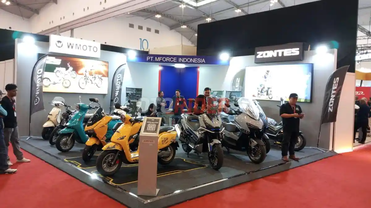 MForce Pamerkan Deretan Motor dari WMoto hingga Zontes di IMOS 2025