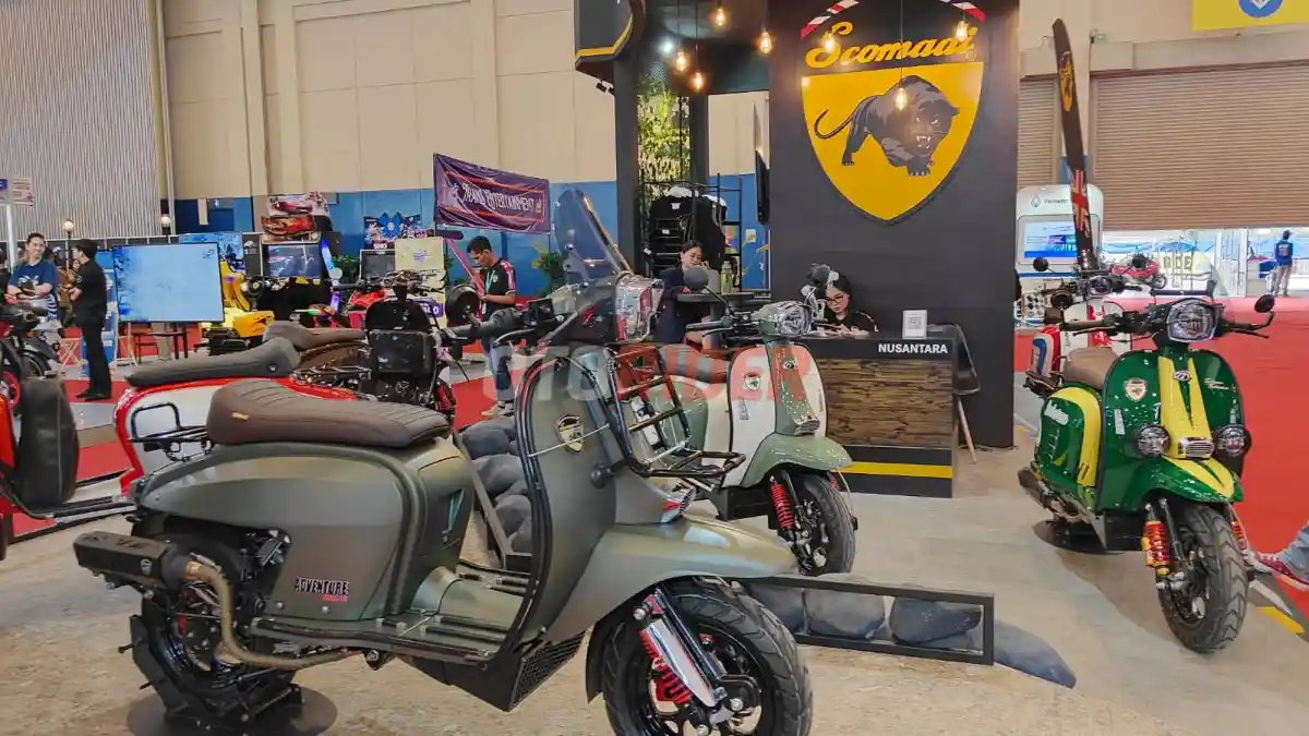 Scomadi Ramaikan GJAW 2025, Tampilkan Delapan Model Skuter Premium