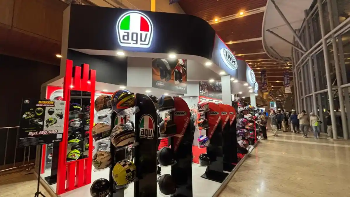 Promo Helm Branded AGV di GJAW 2025, Diskon Hingga Rp 1,15 Juta