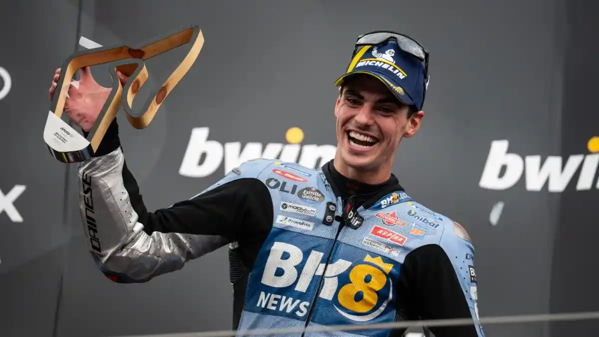 Podium di MotoGP Austria 2025, Aldeguer Akui Heran