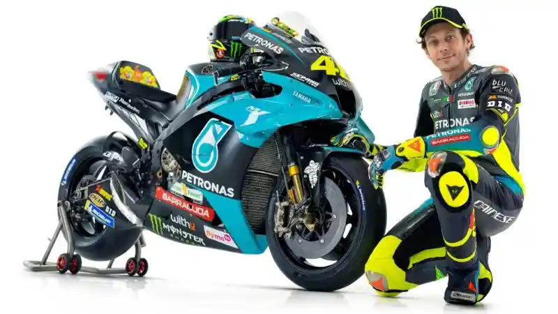 Franco Morbidelli dan Valentino Rossi Petronas Yamaha