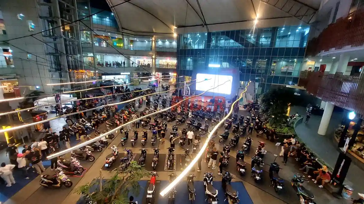 Kolaborasi Yamaha-Matic Universal, Gathering Team Aerox Dibanjiri Biker