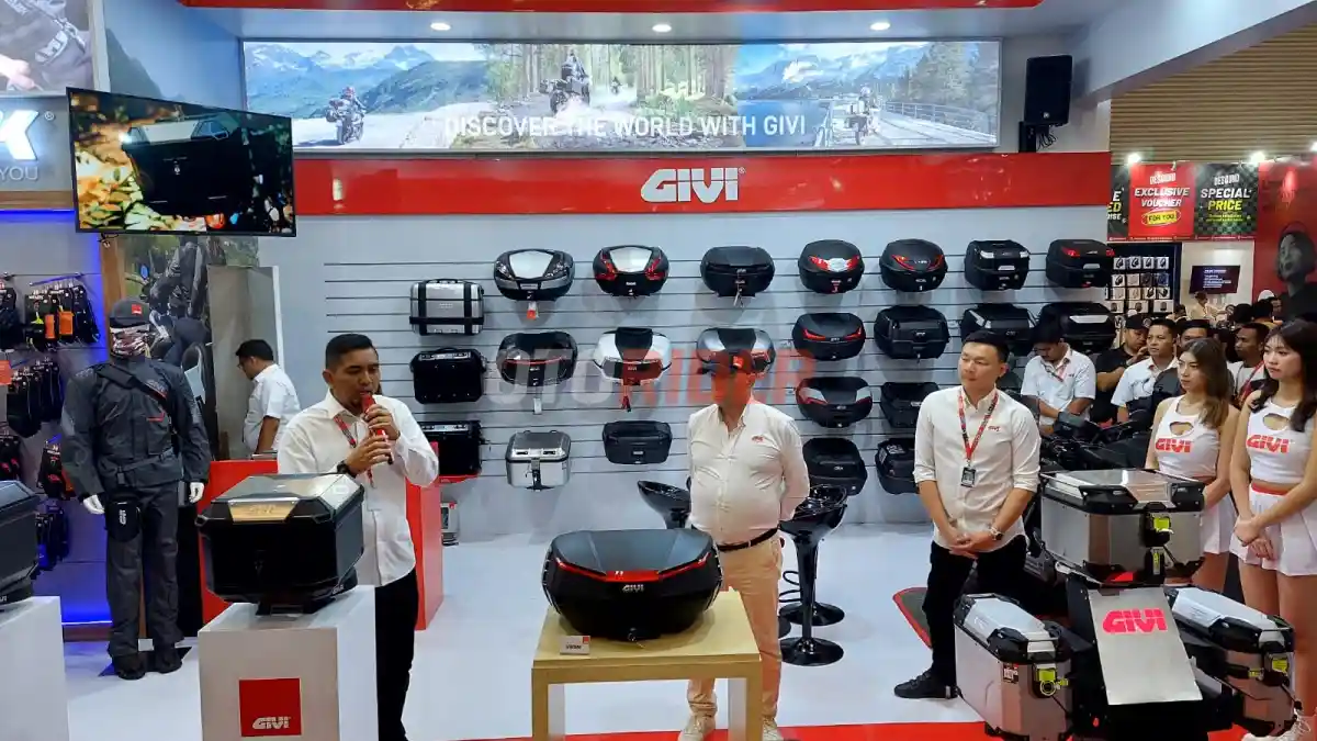 GIVI Indonesia Ramaikan IMOS 2025, Rilis Delapan Box Terbaru