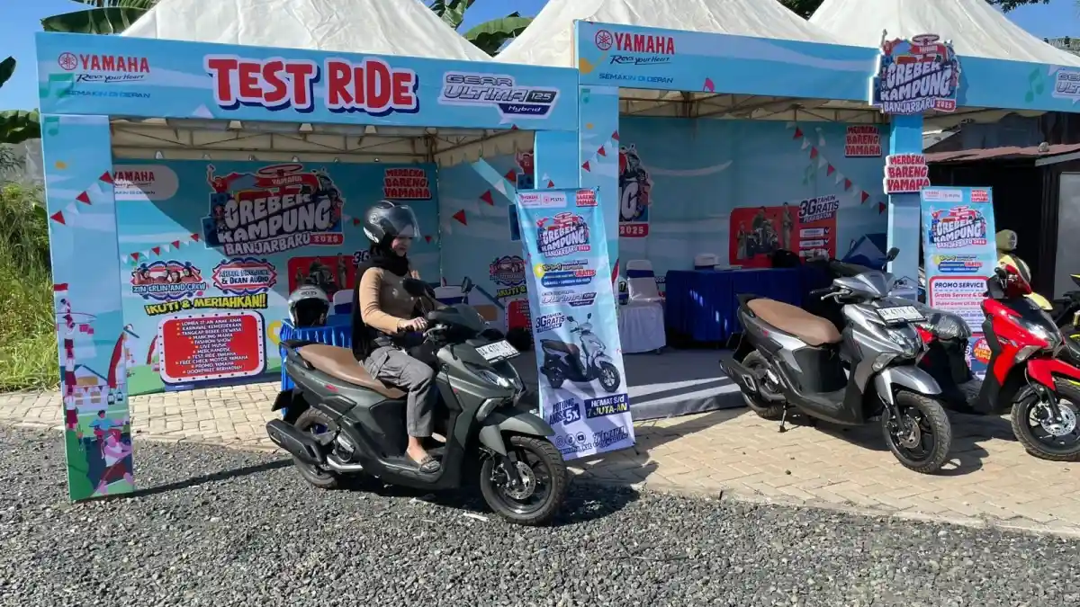 Grebek Kampung Yamaha Kobarkan Semangat Kemerdekaan HUT RI ke-80
