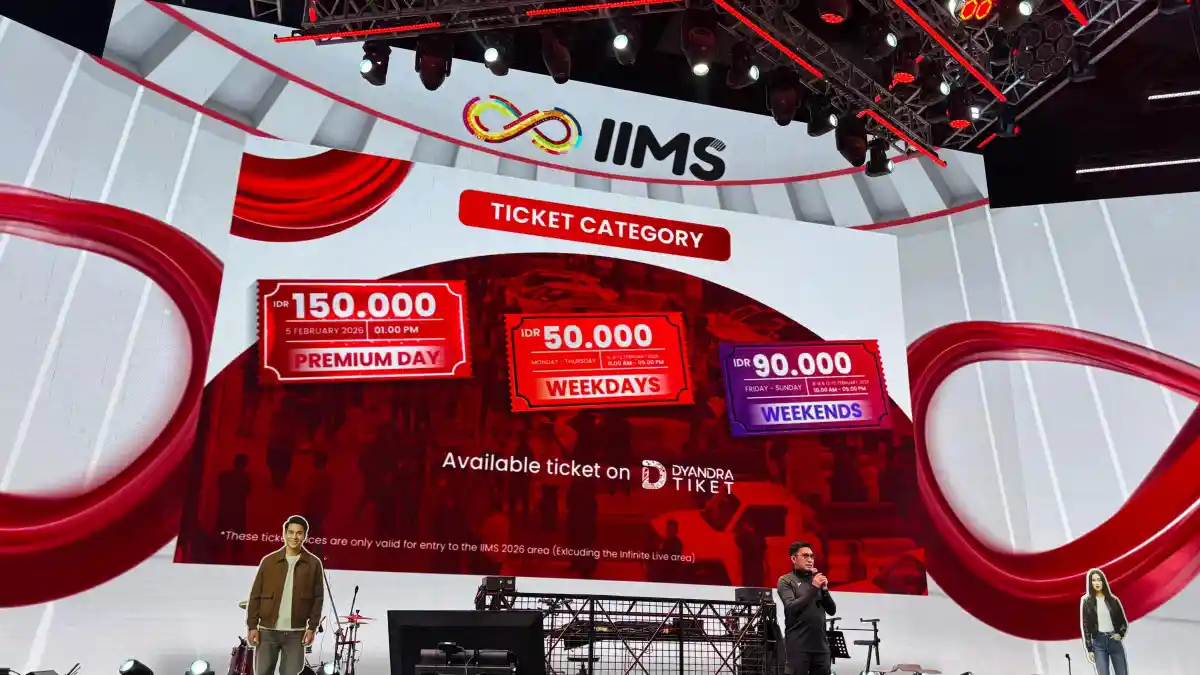 Harga Tiket IIMS 2026 Resmi Rilis, Ada Kategori VIP hingga Pre-Sale