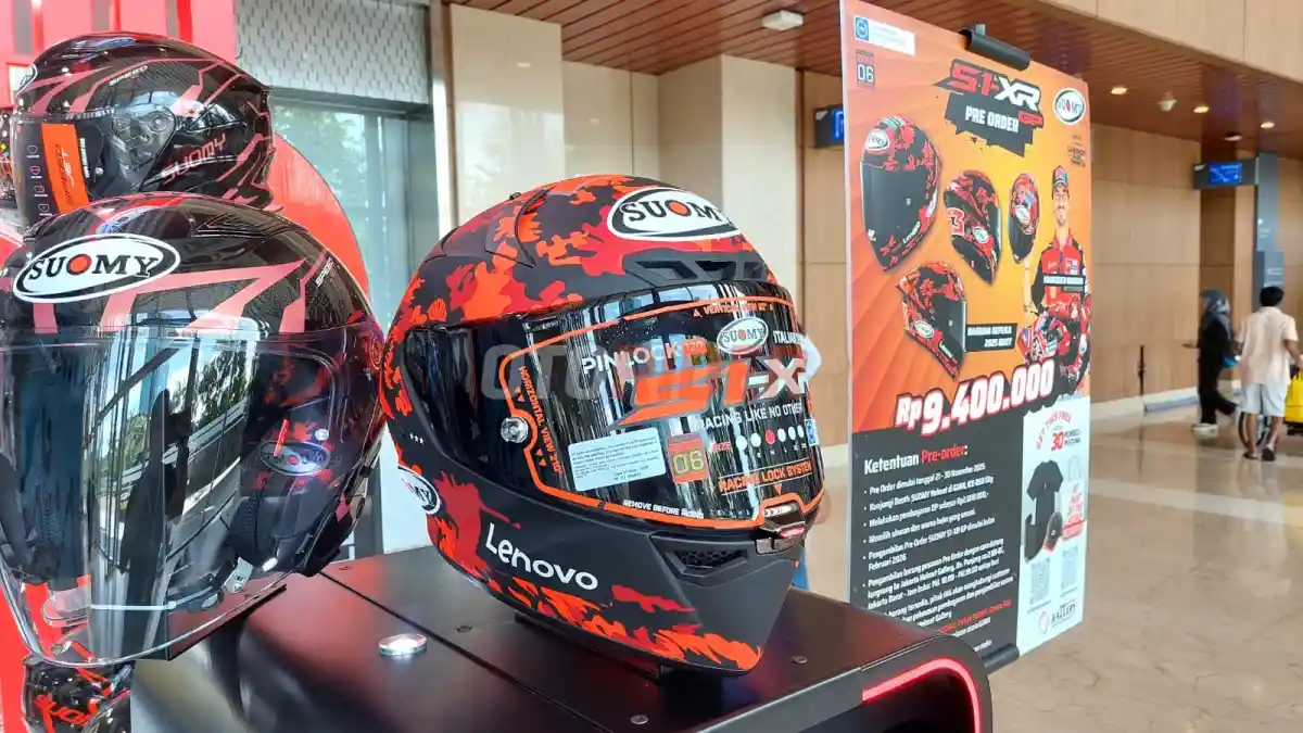 Suomy S1-XR GP Replica Francesco Bagnaia Hadir di GJAW 2025