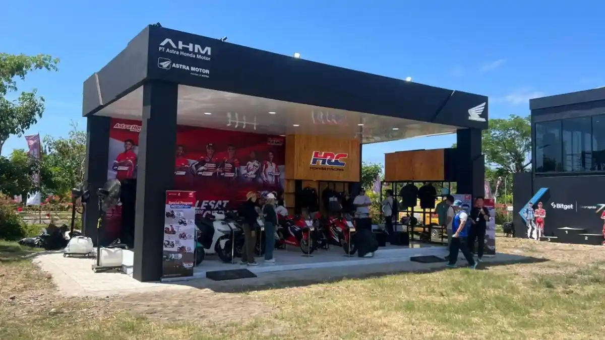 Booth Honda di Mandalika Hadirkan New ADV160 dan Apparel HRC Terbaru
