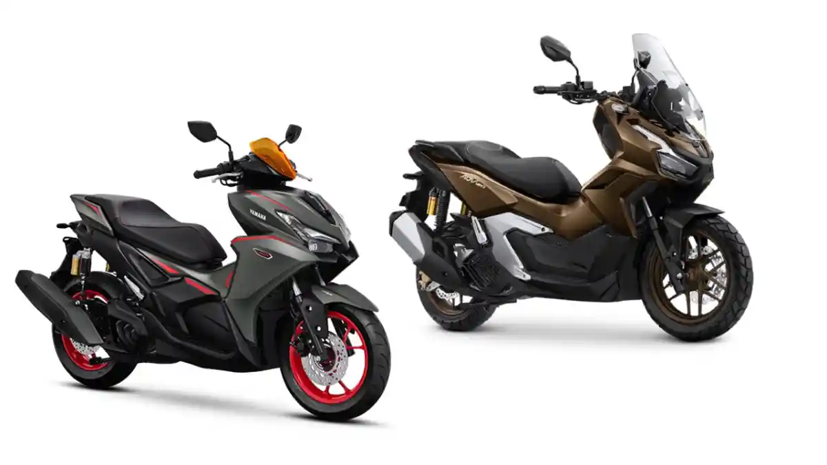 Perbandingan Fitur Konektivitas dan GPS Honda ADV160 vs Yamaha Aerox Alpha