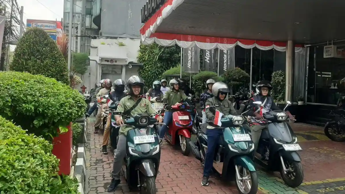 Komunitas Honda Stylo Club Indonesia Peringati HUT RI ke-80 dengan Convoy Merdeka