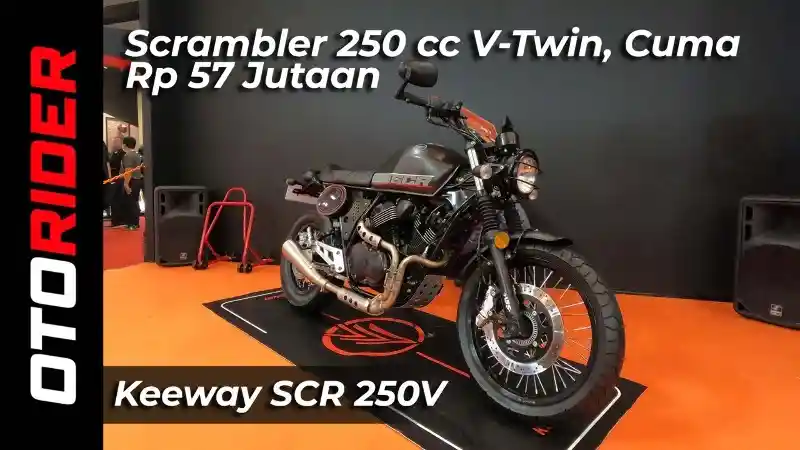 VIDEO: Keeway SCR 250V, Lebih Ganteng dari V250 FI? - First Impression | OtoRider