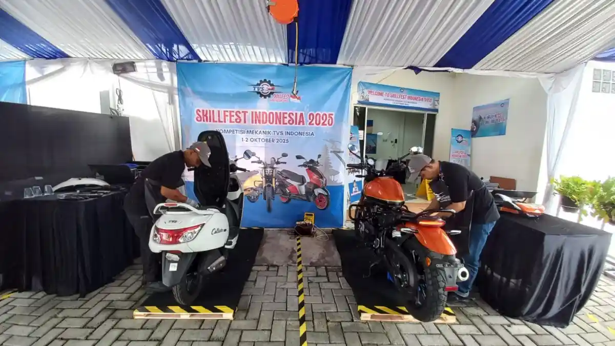 Buktikan Kualitas, TVS Gelar Kontes Keterampilan Mekanik