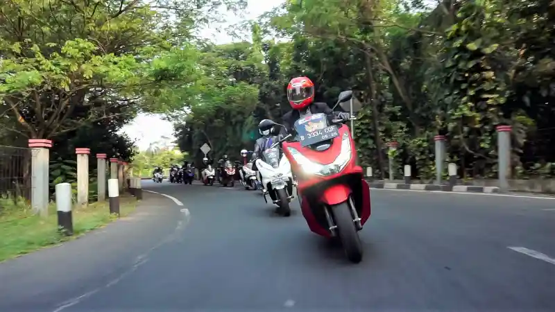 Komunitas Honda PCX Gelar Touring Bantu Bangkitkan Lokasi Wisata