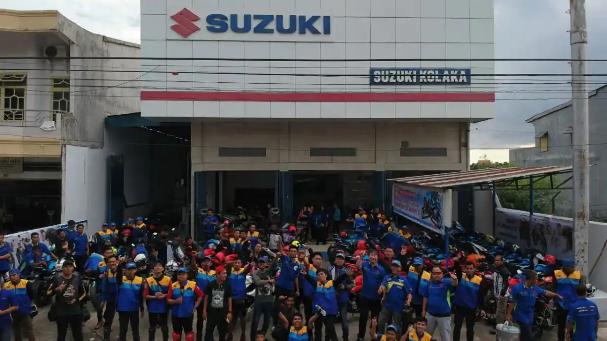 Komunitas Suzuki GSX 150 Gelar Turing Sambil Kampanyekan Safety Riding, Begini Ceritanya