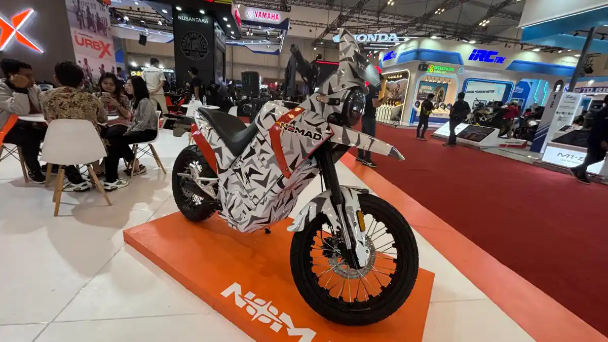 Kupprum Nomad, Motor Listrik Petualang Lokal Bisa Dipesan di IMOS 2025