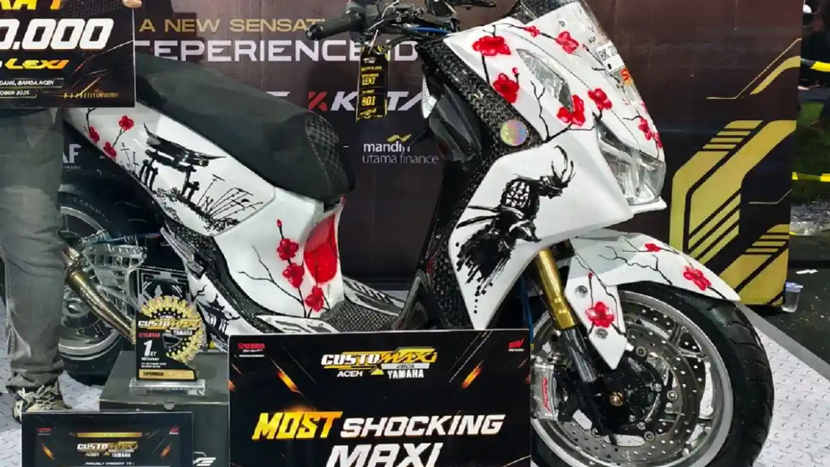 LEXI LX 155 Japan Look Ini Modifikasinya Tembus Rp 40 Juta!