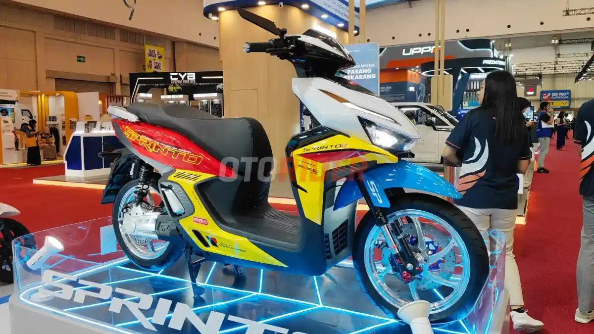 Modifikasi Indomobil eMotor Sprinto Garapan R&D Jadi Inspirasi Baru untuk Skutik Listrik
