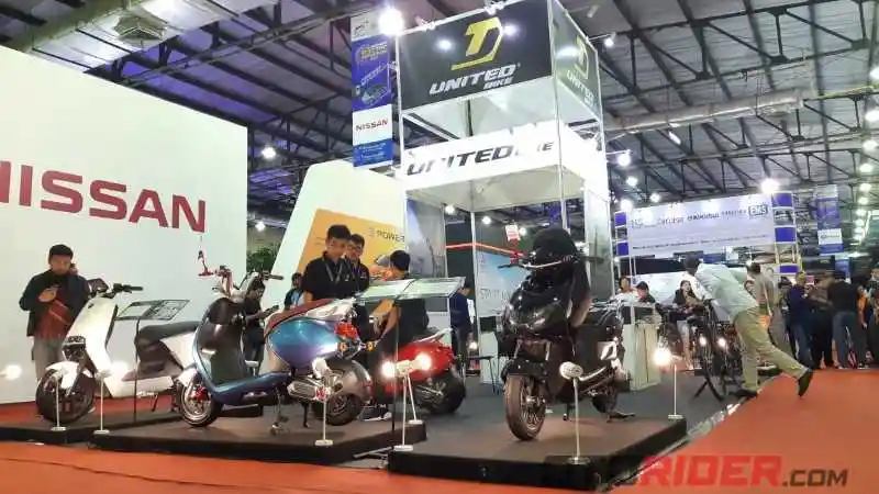 Merambah ke Motor Listrik, United Bike Perkenalkan 6 Produk Sekaligus di IEMS 2019