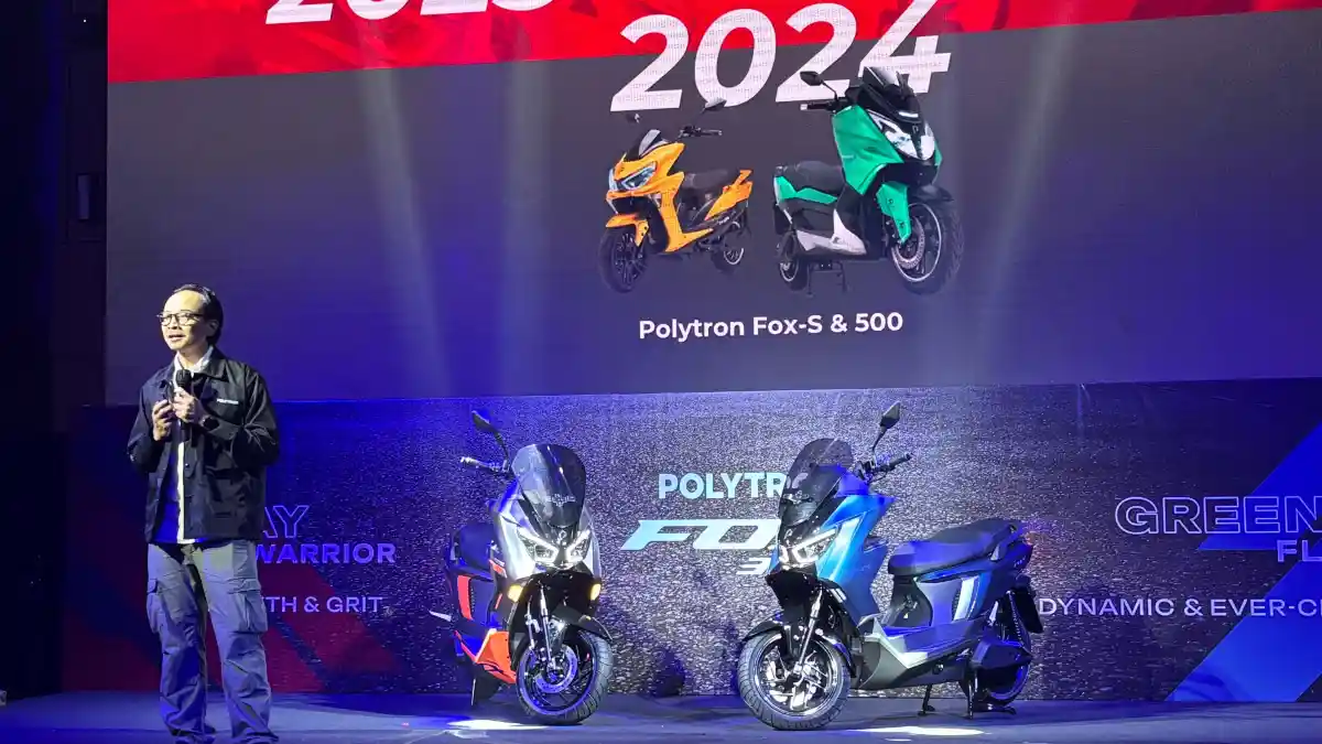 Pilihan Warna Motor Listrik Polytron FOX 350, Tampil Stylish ala Modern Warrior