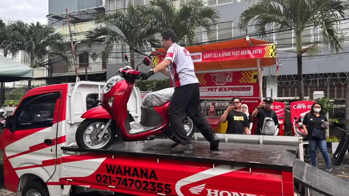 Scoopy Diperiksa Menyeluruh Sebelum ke Konsumen dalam Program Berpacu Dalam Sinergi