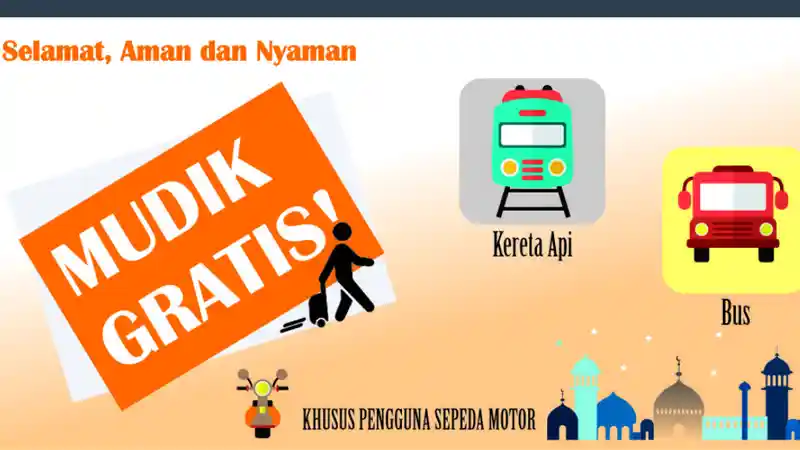 Kementerian Perhubungan Gelar Mudik Gratis Bagi Pengguna Motor