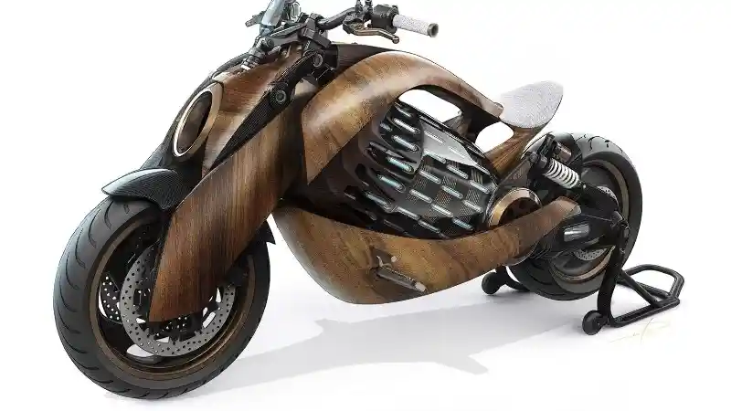 Newron EV-1 Motor Listrik Kayu