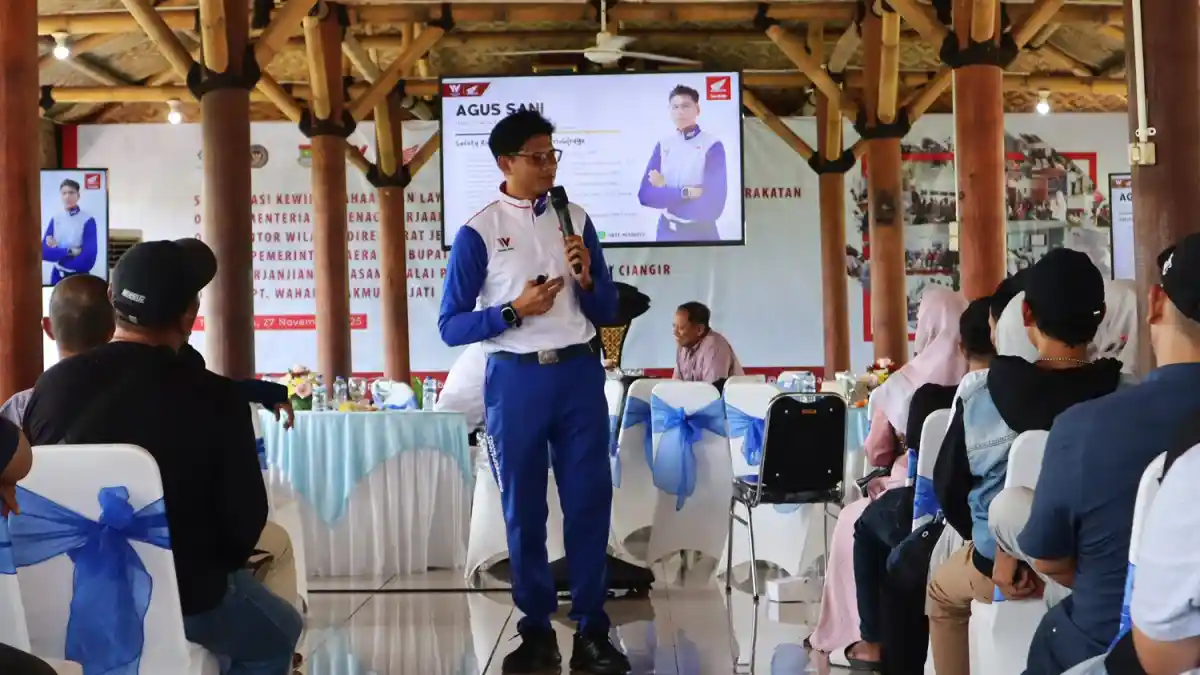 Wahana Honda Gelar Program Pelatihan dan Safety Riding untuk 1.239 Klien Bapas Ciangir