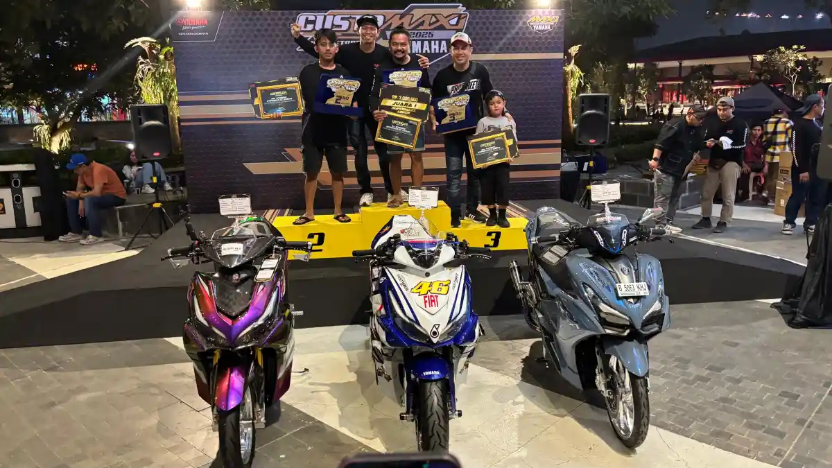 Daftar Pemenang CustoMAXi Yamaha Jabodetabek 2025: Adu Kreativitas Street dan Super MAXi