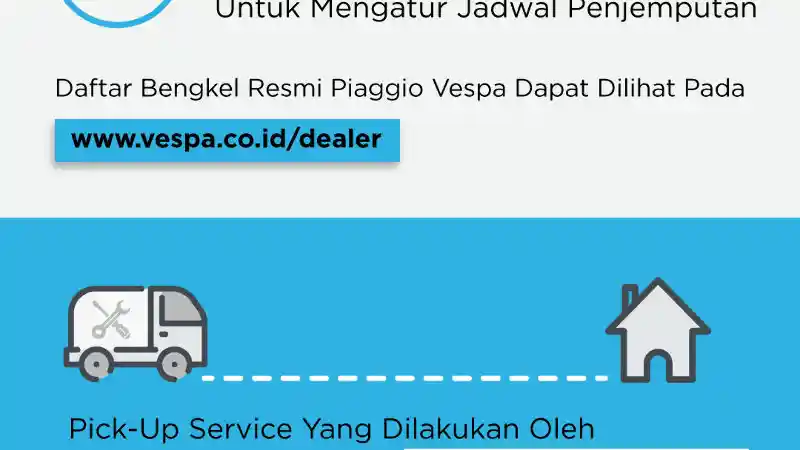 Piaggio Indonesia Free Pick-Up Service