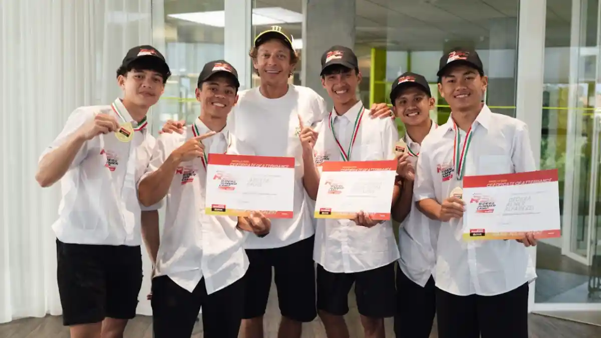 VR46 Riders Academy Latih Pembalap Muda Indonesia di Markas Rossi