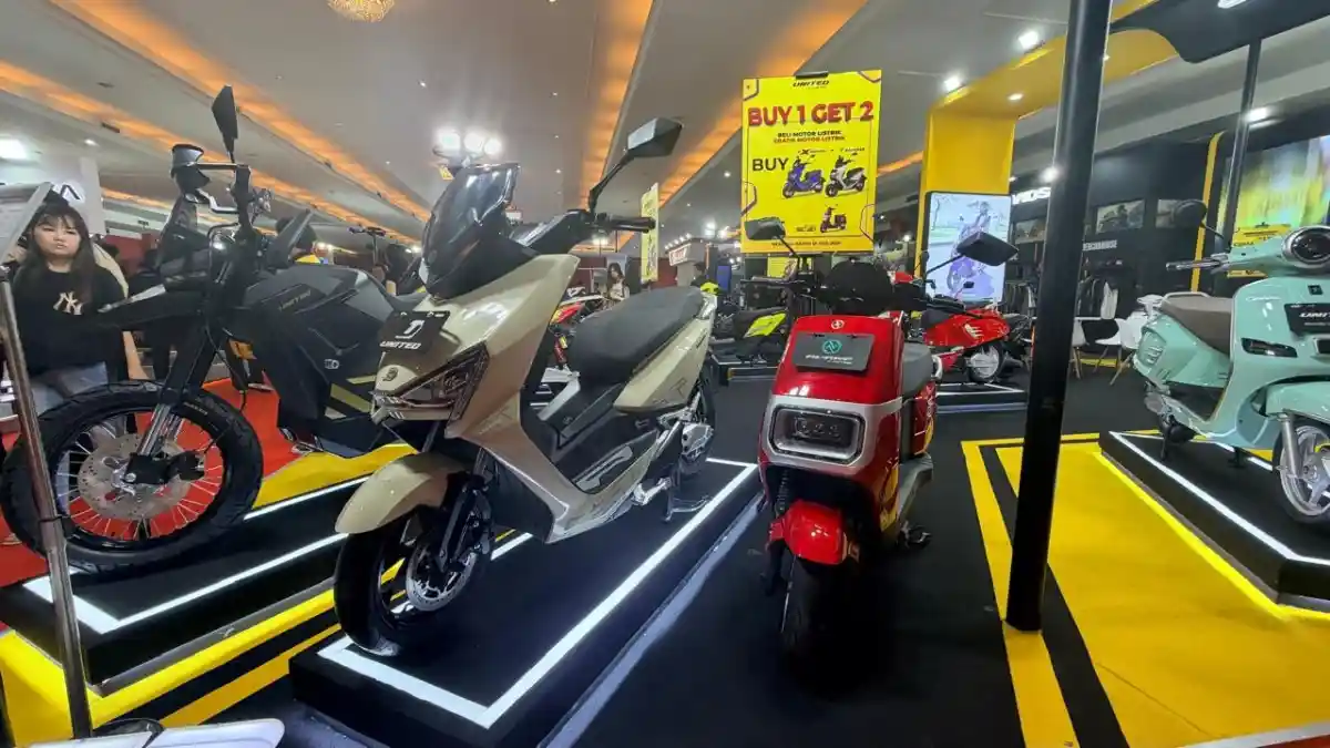 IIMS 2026: Beli United TX1800 Gratis Langsung Motor Listrik Avand SC121