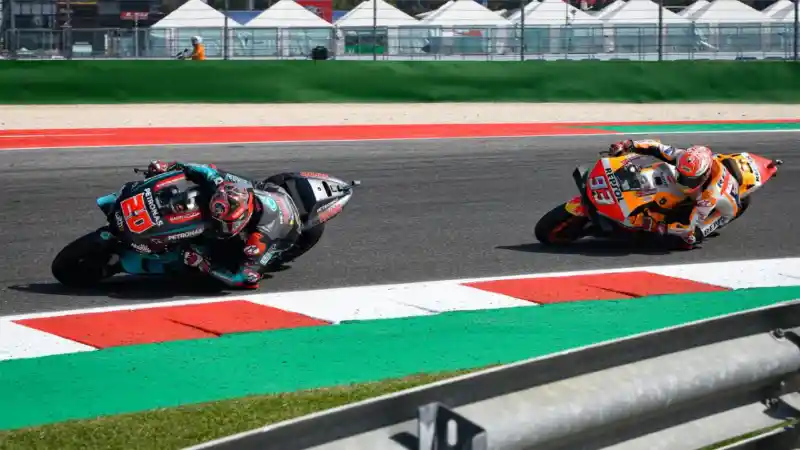 Fabio Quartararo dan Marc Marquez