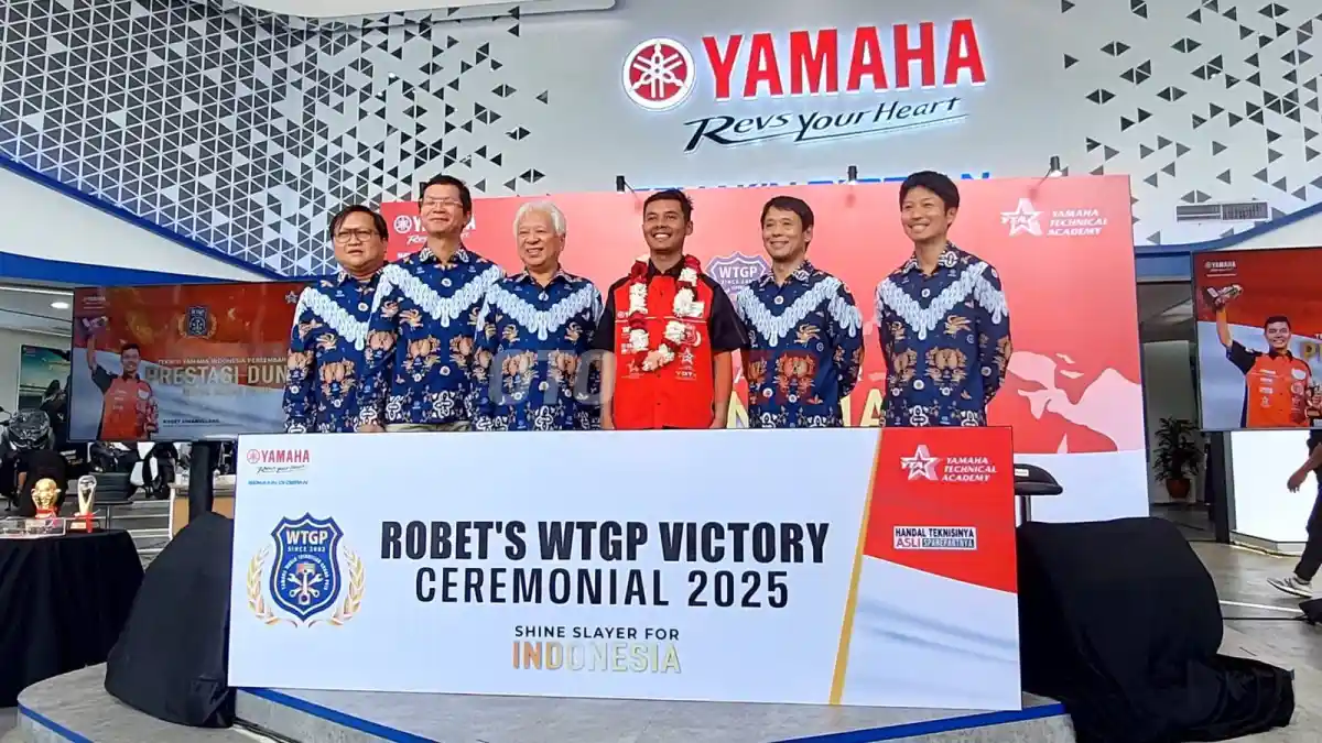 Keren! Mekanik Yamaha Juara Tiga di Kompetisi Teknisi Dunia