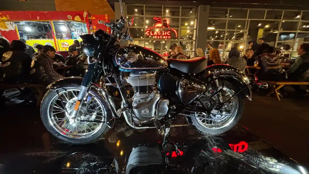 FOTO: Royal Enfield Classic 350, Tetap Ikonik dengan Teknologi Modern