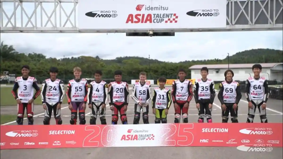 Selesai Seleksi, 1 Pembalap Indonesia Lolos Asian Talent Cup