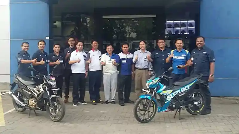 Tak Hanya Ekspor All New Satria F150, Suzuki Indonesia Berikan Training Mekanik ASEAN