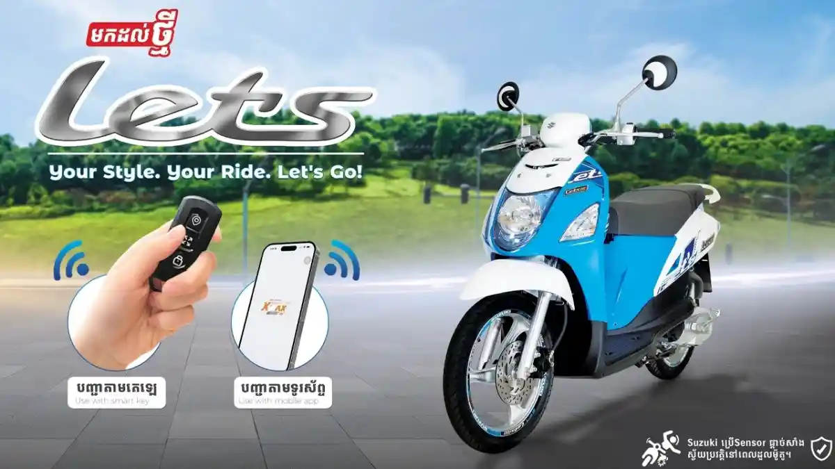 Suzuki Let’s Hidup Kembali di Kamboja, Ternyata Asalnya Dari Indonesia!