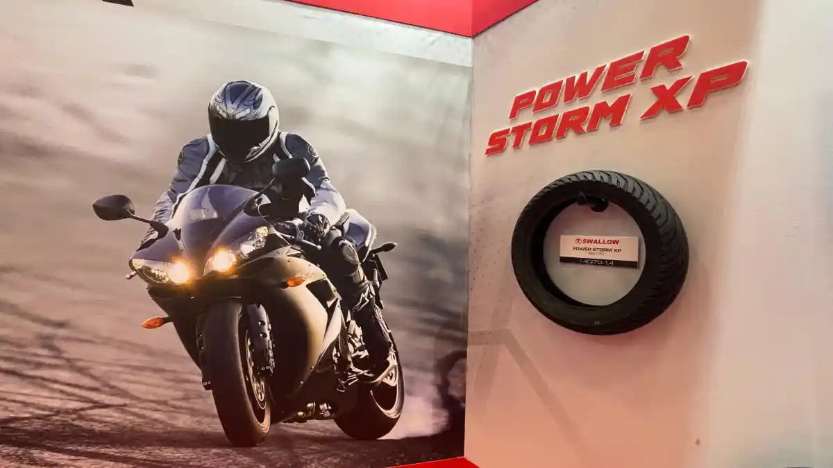 Swallow Power Storm XP Meluncur di IMOS 2025, Ban Motor untuk Berbagai Kondisi Jalan
