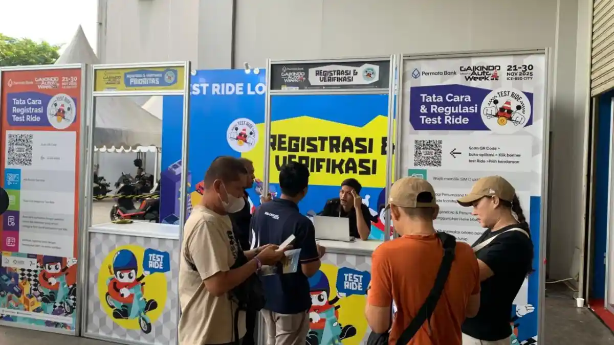 Ingin Test Ride Motor Baru di GJAW 2025? Cek Aturan dan Daftarnya