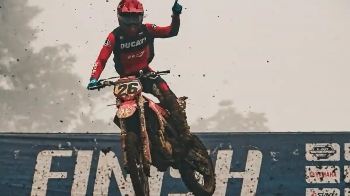 Tim Ducati MX Berhasil Pimpin Klasemen Sementara Kejurnas Motocross