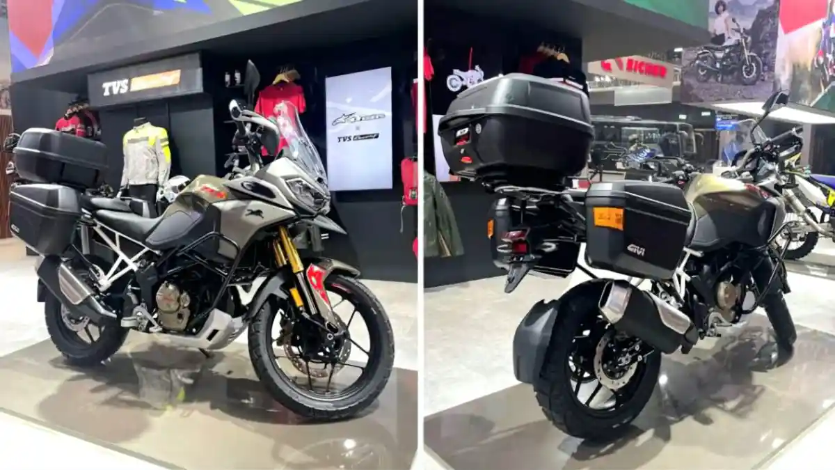 TVS Apache RTX 300 Cocok Saingi Kawasaki Versys-X 250, Mau Masuk Indonesia?