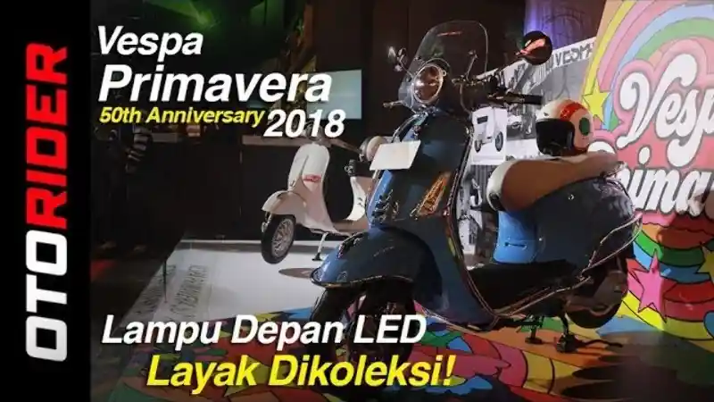 Bagaimana Impresi Pertama Vespa Primavera 50th Anniversary? Langsung saja Disimak