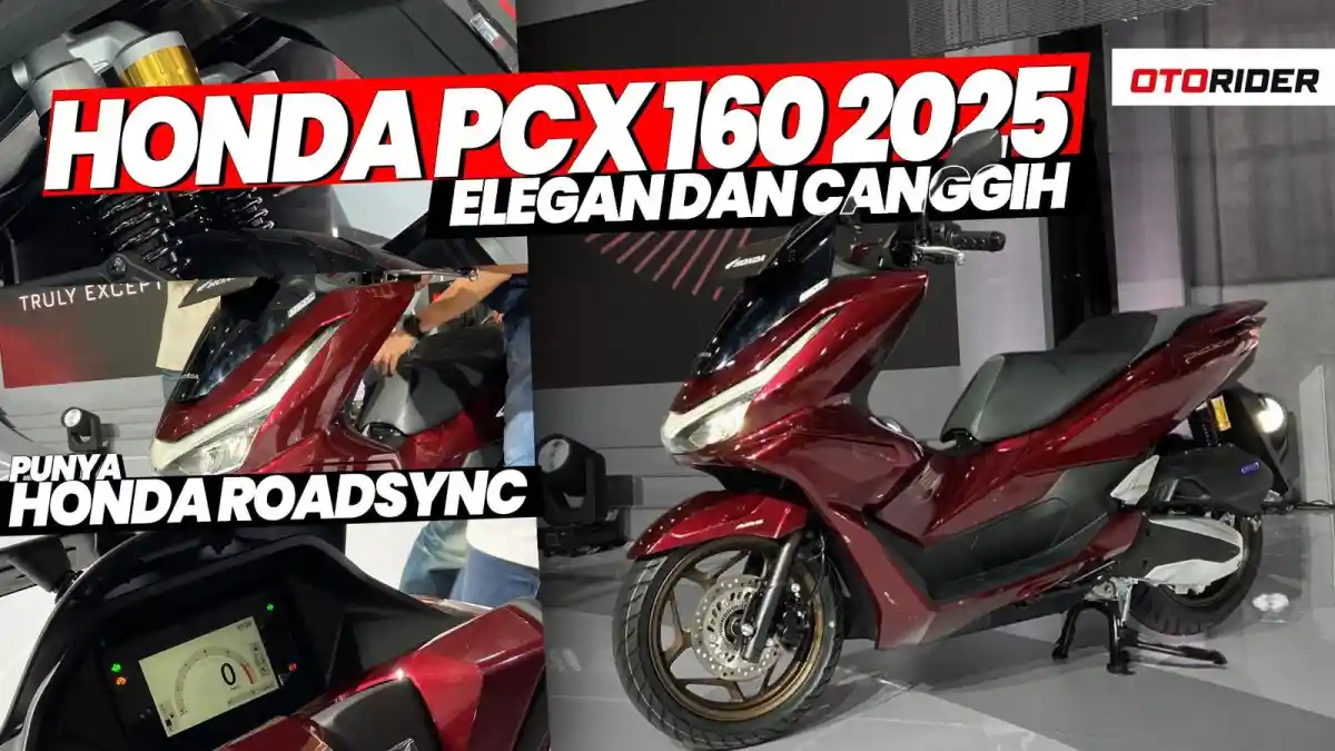 VIDEO: New Honda PCX 160 2025 - Review Indonesia | Otorider